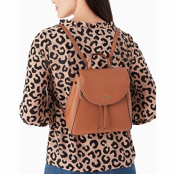 New💃Kate Spade leila flap backpack in Gingerbread - Picture 10 of 10